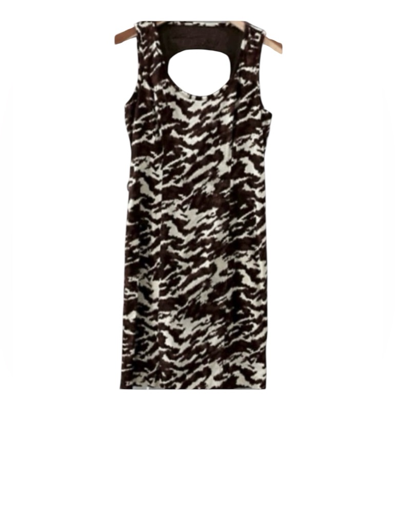 Michael Michael Kors Women’s 4 Geometric Animal Print Knee Length Dresss